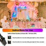 SANJICHA Extra-Long Christmas Lights Outdoor/Indoor, Upgraded Super Bright String Lights, Waterproof 8 Modes Plug in Fairy Lights for Bedroom Party Wedding Garden (Warm White, 300LED)