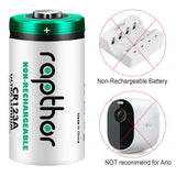 rapthor CR123A 3V Lithium Batteries CR17345 16 Pack 1650mAh High Power 123A 10 Year Shelf Life Non-Rechargeable CR123 Photo Battery 123 for Flashlight Toys Alarm System Microphones (Not for Arlo)