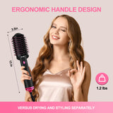 Lopeie Hair Dryer Brush Blow Dryer Brush in One, One-Step Brush Blow Dryer with Negative Ionic, 4 in 1 Hair Dryer and Styler Volumizer with Oval Barrel for All Hair Types