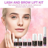 Lash Lift Kit, Lash Perm Kit, Brow Lamination Kit, Easy to Use, All in One Suitable for Salon and Home Use