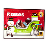 Hershey Milk Chocolate Kisses Candy Filled 2022 Christmas Advent Calendar, 3.8oz (2 pack)