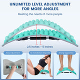 Relief Expert Back Stretcher for Lower Back Pain Relief Sciatica, Unlimited-Level Adjustable Back Cracker for Men & Women Stretching, Back Cracking Device for Muscle Tension Relief, Herniated Disc