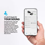 JLab Go Air Pop True Wireless Bluetooth Earbuds & Charging Case - Black, Dual Connect, IPX4 Sweat Resistance, Bluetooth 5 Connection, 3 EQ Sound Settings Signature, Balanced, Bass Boost