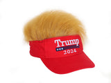 Trump hat Make America Great Again hat Donald Trump 2024 Trump Merchandise Trump hat with Hair