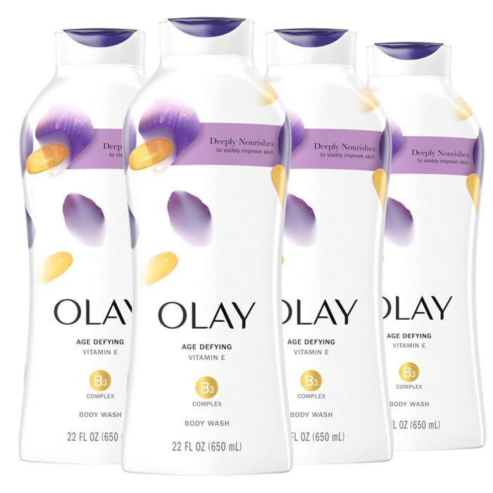 Olay Age Defying Body Wash With Vitamin E B3 Complex 22 Fl Oz Pack olay-age-defying-body-wash-with-vitamin-e-b3-complex-22-fl-oz-pack
