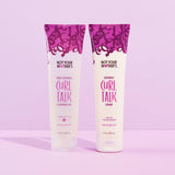 Not Your Mother's Curl Talk Frizz Control Sculpting Gel & Defining Cream (2-Pack) - 9.7 fl oz - Formulated with Rice Curl Complex - All Curl Types