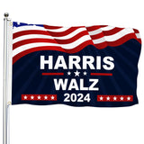 Kamala Harris Waltz 2024 Flag Kamala Harris Waltz for the People Flag Kamala Harris for President Flag 3x5Ft Patriotic Flag for Indoor House Yard Decor