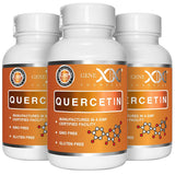GENEX Quercetin 500mg Supplement, 60 Capsules | 3-Pack | Healthy Aging and Longevity, Non-GMO, Flavonoid Supplements