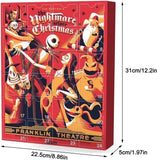 Halloween Advent Calendar 2024, Christmas Horror Figures Advent Calendar, 24Pcs Halloween Countdown Calendar with Surprise Toys, Scary Halloween Doll Collectible Figures Gift (C)