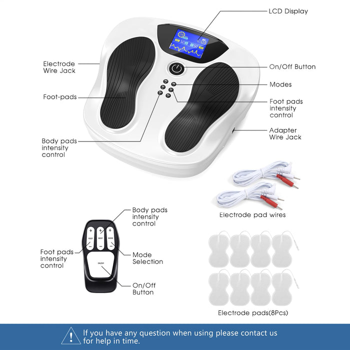 Creliver Professional TENS EMS Foot Massager for Neuropathy Relief,