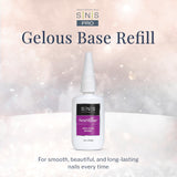 SNS Base Coat Nail Polish for Nail Dip Powder, Gelous Base Refill - Long-Lasting & Fast-Drying Nail Strengtheners Gel Base for Colors - Low-Odor & No UV Lamp Required - 2 fl. oz.