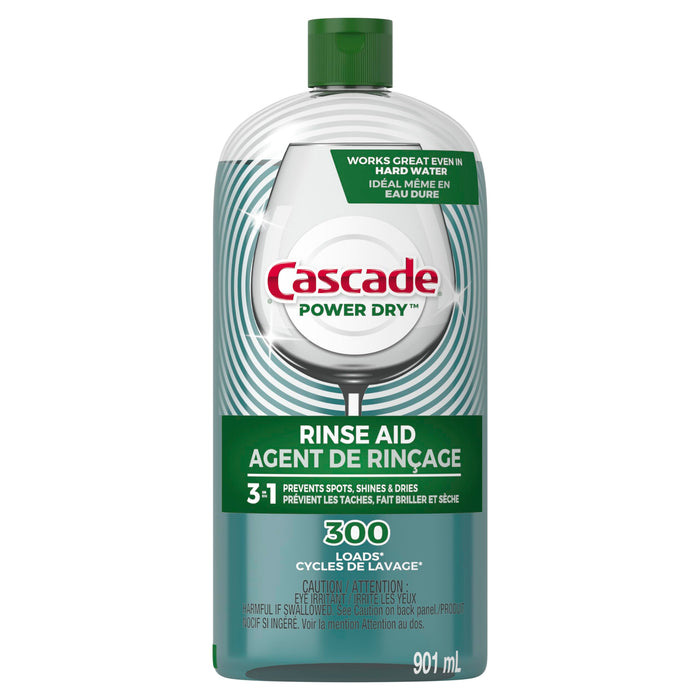 Cascade Platinum Power Dry Dishwasher Rinse Aid, 30.5 fl oz