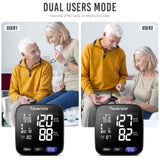 Tovendor Wrist Blood Pressure Monitor, Automatic Digital BP Monitor with Portable Case Large Display Screen Adjustable 5.3"-8.5" Cuff for Home Travel Use