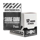 BLOCKHEAD White Mint Chewing Gum | Activated Carbon, Sodium Bicarbonate, Xylite & Calcium - Sugar-Free (Pack of 84)