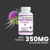 Milk Thistle for Dogs with High Potency Liver Health Supplement for Pets (120 tabs)