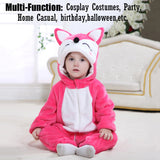 QIAONIUNIU Halloween Baby Fox Costumes Toddler Outfit Infants Cosplay Romper 18-24 Months