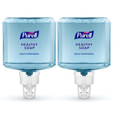 PURELL Brand HEALTHY SOAP 0.5% BAK Antimicrobial Foam, Lightly Fragranced, 1200 mL Refill for PURELL ES8 Automatic Soap Dispenser (Pack of 2) - 7779-02 - Manufactured by GOJO, Inc.