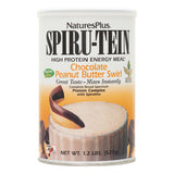 Natures Plus SPIRU-TEIN - Chocolate Peanut Butter - 1.2 lbs, Spirulina Protein Powder - 17 Servings