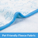 Stuffed Dog Blanket, Blue Premium Soft Throw Flannel Fleece Blanket for Medium Small Dogs, Pet Puppy Blankets for Kitten Cat, Christmas Pet Gift for Bed Cover, Couch, Crate(24x32 inch (Pack of 1))