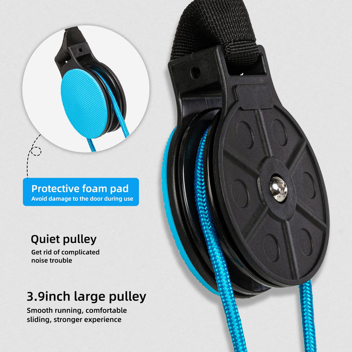 Shoulder Pulley for Physical Therapy,Over the Door Pulley Rehab Exerciser for Rotator Cuff Recovery,Facilitate Recovery From Surgery