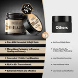 Shilajit Pure Himalayan Organic Shilajit Resin 60 Grams - Natural Shilajit Resin - Gold Grade 100% Shilajit Supplement with 85+ Trace Minerals & Fulvic Acid for Focus & Energy, Immunity