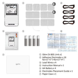 iSTIM EV-805 TENS EMS 4 Channel Rechargeable Combo Machine Unit - Muscle Stimulator + Back Pain Relief and Management- 24 Programs/Backlit (Including Electrodes Pads)