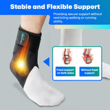 Healrecux Ankle Brace for Women Men, Adjustable Ankle Support Brace for Sprained Ankle Injury Recovery with Detachable Metal Springs Support, Ankle Stabilizer for Running Basketball Volleyball