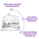 Olay Anti-Wrinkle Firm & Lift Eye Renewal Gel, Reduces The Appearance Of Puffiness Around Eyes,15ml