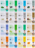 DERMAL A+B Korea Collagen Essence Moisturizing Full Face Facial Mask Sheet Provides Vitamins, 32 Full Color SET