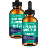 Berberine Supplement 3000mg - Liposomal Berberine HCL Liquid Drops - 12 in 1 Natural Ingredients with Premium Berberine HCL, Ceylon Cinnamon, Bitter Melon, Green Tea Extract, Turmeric & More - 4 Fl Oz