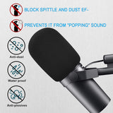 Boseen Microphone Cover for Shure SM7B, Mic Cover Foam Microphone Windscreen Compatitable with SM7B Professional Mic Foam for SM7B Recording Condenser Microphones