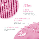 FOREO LUNA mini 2 Ultra-hygienic Facial Cleansing Brush All Skin Types Face Massager for Clean & Healthy Face Care Extra Absorption of Facial Skin Care Products Waterproof