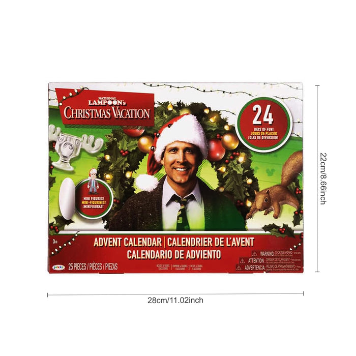 National Lampoon’s Christmas Vacation Advent Calendar 2024,Christmas Vacation Figures and Accessories Christmas Countdown Calendar Gift