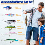 Fishing Advent Calendar 2023 Blind Box for Adults, 24 Days Fishing Lure Set, Christmas Surprise Gift for Adult Men Fishing Lovers, Suitable for Freshwater and Saltwater