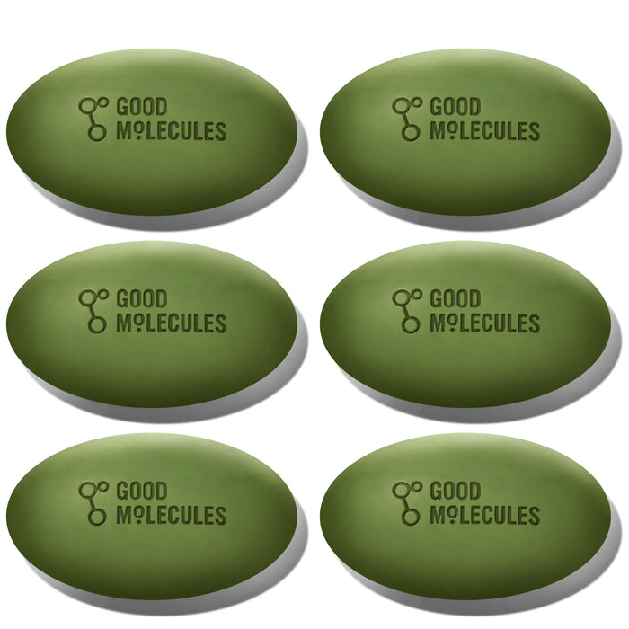 Good Molecules Brightening & Dark Spots Bar Pack 6 – 85 g / 3 oz Each | Soap Free Face & Body Cleansing Bar with Tranexamic Acid, Kojic Acid & Niacinamide