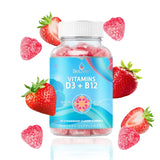 Vegan Vitamin D3 & B12 Gummies - Immune Support - 3-Pack