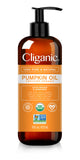 Cliganic Organic Pumpkin Seed Oil, 100% Pure - For Face & Hair | Natural Cold Pressed Unrefined