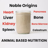 Noble Beef Protein Powder - Grass Fed Beef Isolate & Organs Blend, Paleo, Primal, Carnivore, Desiccated Liver, Kidney, Pancreas, Heart, Spleen Supplement, Non-GMO & Gluten Free (Vanilla 1.75lb)