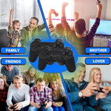 Upgrade Wireless Retro Game Console Stick, ZeroStory Retro Video Game Console Stick Built in 20000+ Games with 15 Emulators, 4K HDMI Output with 2 2.4G Wireless Controllers (Memory Card 128 GB)