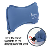 OPTP The Original McKenzie Self-Inflating AirBack Lumbar Support Low Back Support Pillow and Compact Travel Pillow - The Inflatable Lumbar Pillow Preferred by Physical Therapists
