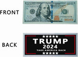 Limecute 100 Pack Trump 2024 100 Dollar Bills,Trump 100 Dollar Bills Prank Money Bills 2024 Joke Prank Funny Money Bills, Small