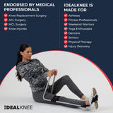 IdealKnee One Pad - Advanced Knee Extension & Pain Relief Device - Endorsed by PTs & Surgeons - Ideal for ACL, MCL Recovery, Athletes, Therapy & Rehab