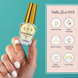 SNS Nail Polish for Nail Dip Powder, SenShine Vitamin Oil Refill - Natural Formula Supports Stronger & Healthier Nails - Lightly Scented Citrus Formula for Cuticles - No UV Lamp Required - 2 FL OZ