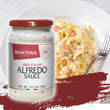 Roasted Garlic Alfredo Sauce, Premium Italian Quality made with italian Cheese (Pack of 2)