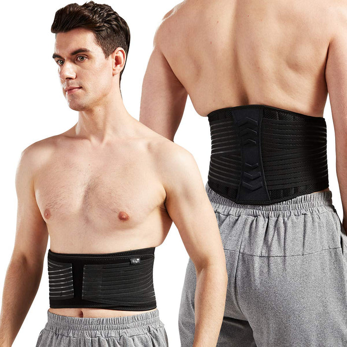 Lumbar Support Back Brace for Men and Women (Regular 28" - 50")