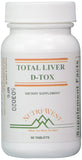 Nutri-West Total Liver D-Tox - 60 Tablets, White