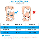 Bracepost Back Brace for Women & Men Lower Back Pain Relief with Biomimetic Widened Aluminum Plate, Breathable and Adjustable Lumbar Support Belt for Herniated Disc, Sciatica, Regular (Waist:37"-48")