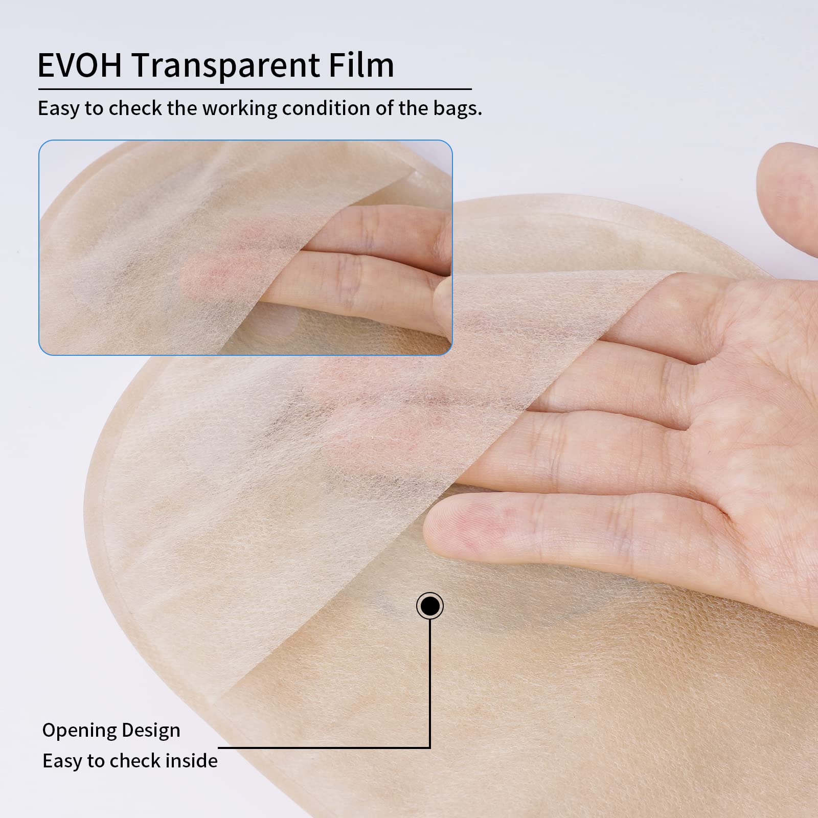 20 PCS Colostomy Bags Rainlotus One Piece Ostomy Bag,Ostomy Drainable