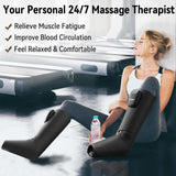 FIT KING Cordless Foot and Leg Massager, Rechargeable Foot and Calf Massage Boots, Portable Compression Boot for Circulation, Pain Relief Recovery After Training, Healthy Travel Gift