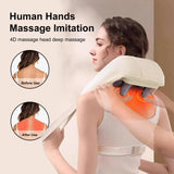 ifgoooo Neck Massager - Mothers Day Gifts,Shoulder Massager with Heat for Pain Relief,Shiatsu Electric Deep Tissue 4D Kneading Massagers
